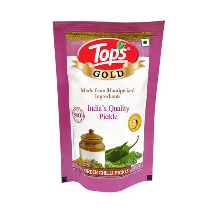 Tops Gold Green Chilli Pickle